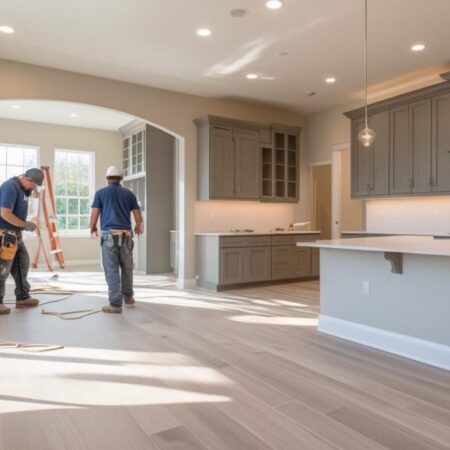 a photo used from a construction company and is related with home renovation